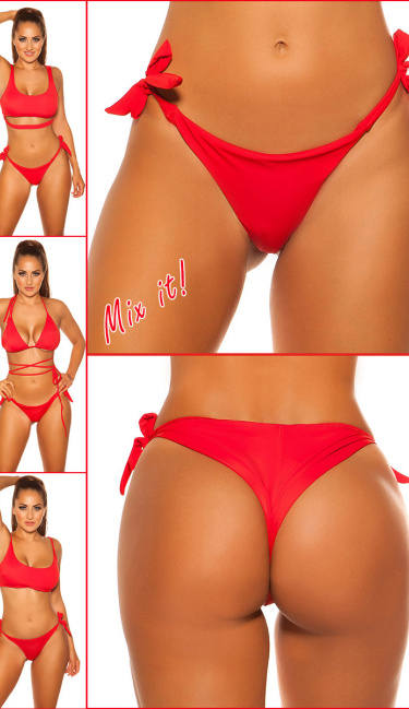 Mix It!!! Bikini Slip to bind Red